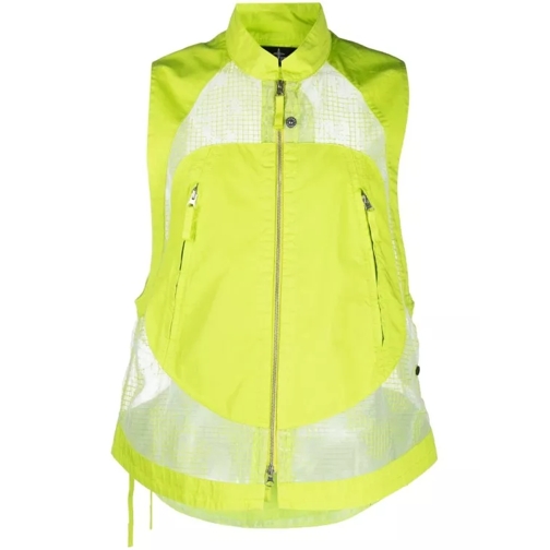 Stone Island Vest Distorted Ripstop Organza-Tc Neon Green Green 