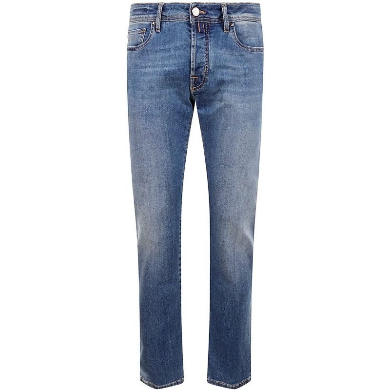 Jacob Cohen Jeans mit geradem Bein Jeans Denim blau