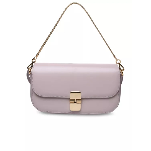 A.P.C. Schultertasche Grace' Pink Leather Bag Pink