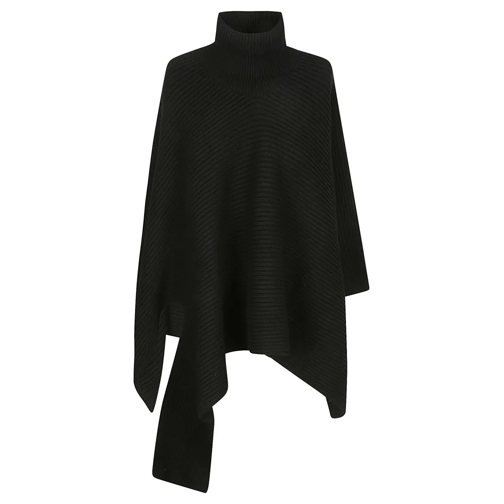 STEFANO MORTARI Rollkragenpullover Black High Collar Sweater Black