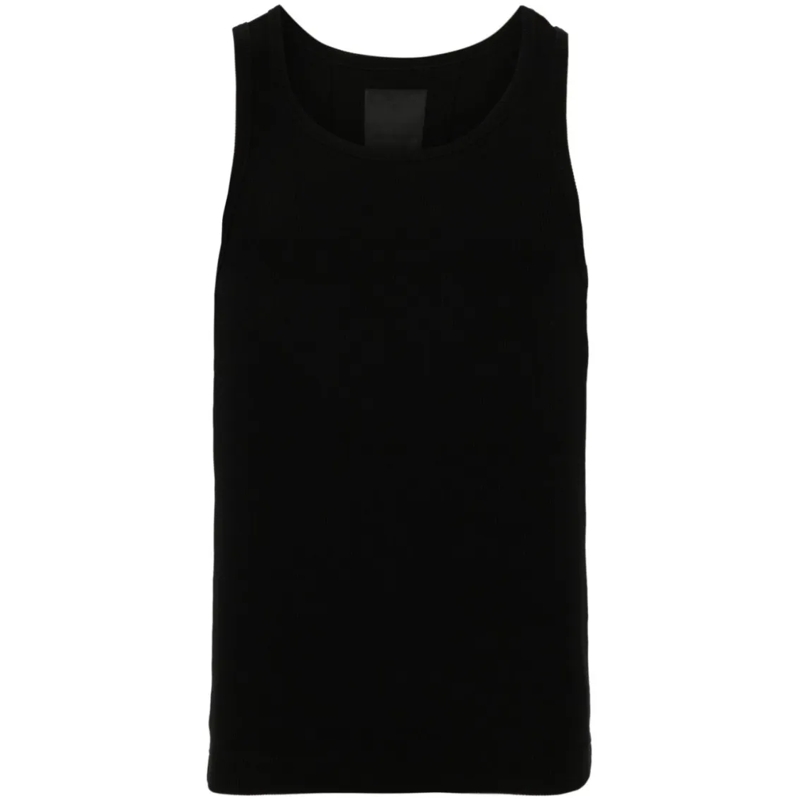 Givenchy T-shirt Fine Ribbed Black Tank Top Black