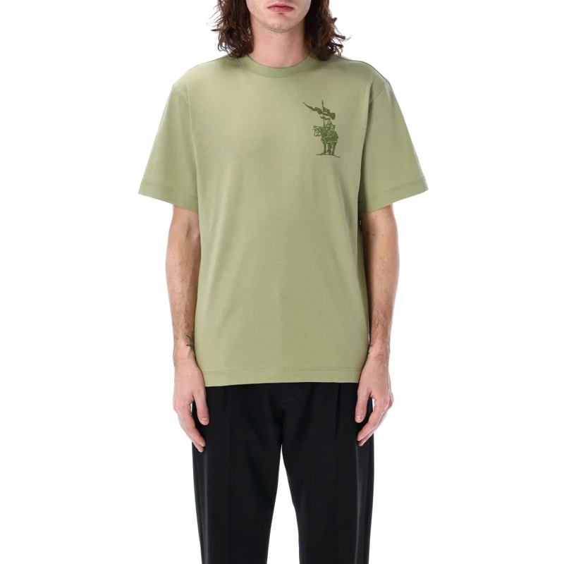Burberry T-shirt Ekd Cotton T-Shirt Green