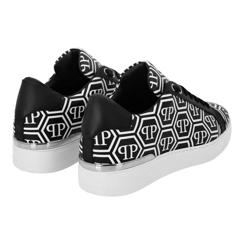 Philipp Plein Low-Top-Sneaker Lo-Top Sneakers Monogram schwarz(Image 4)