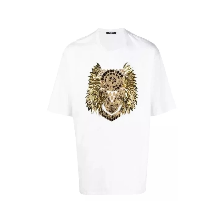 balmain lion t shirt