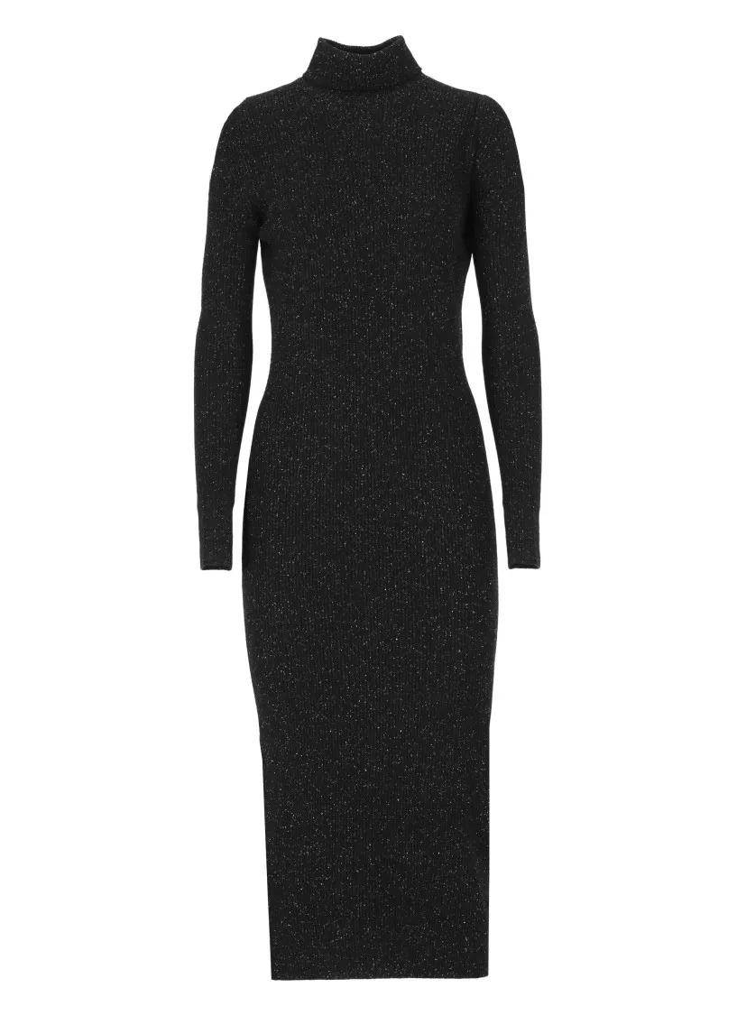 D. Exterior - Wool And Silk Dress - Größe XS - schwarz