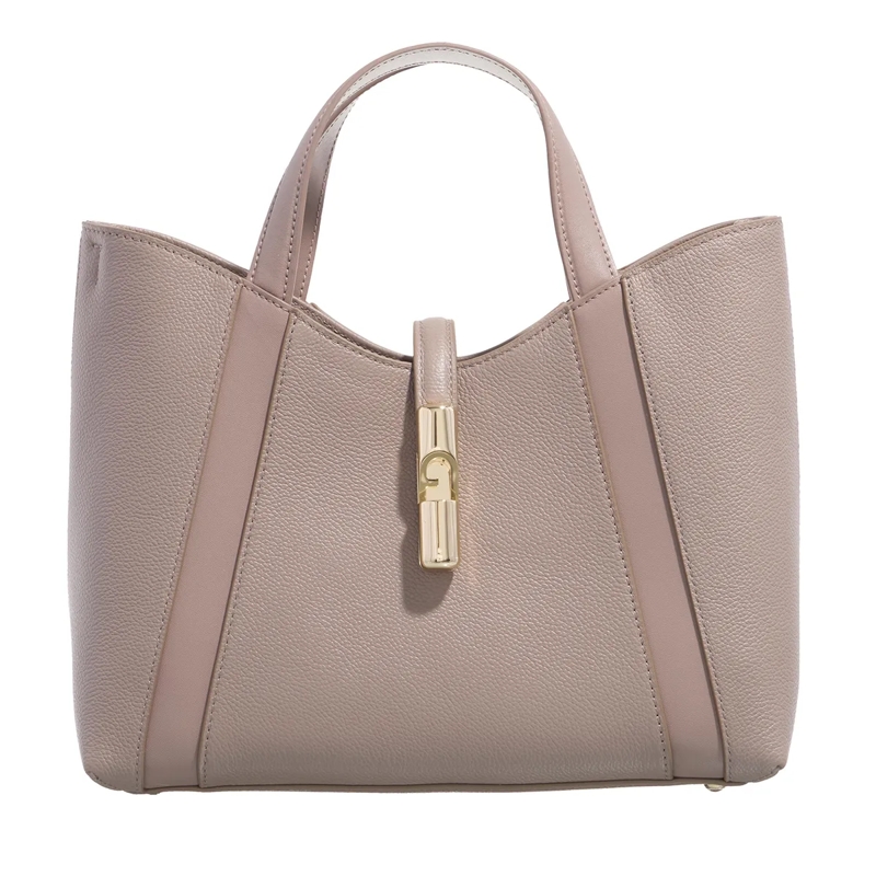 Furla Tote Furla Goccia S Tote Stucco Gray+Mauve