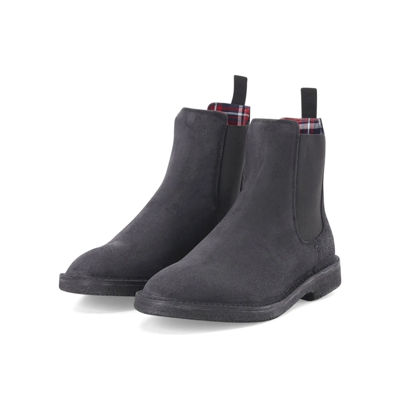 Dsquared2 Schnürschuhe Boots aus Leder schwarz