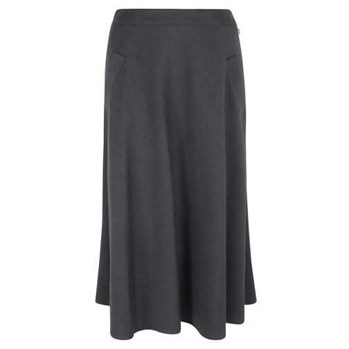 True Royal Midi-Röcke Trendy Grey Skirts Grey