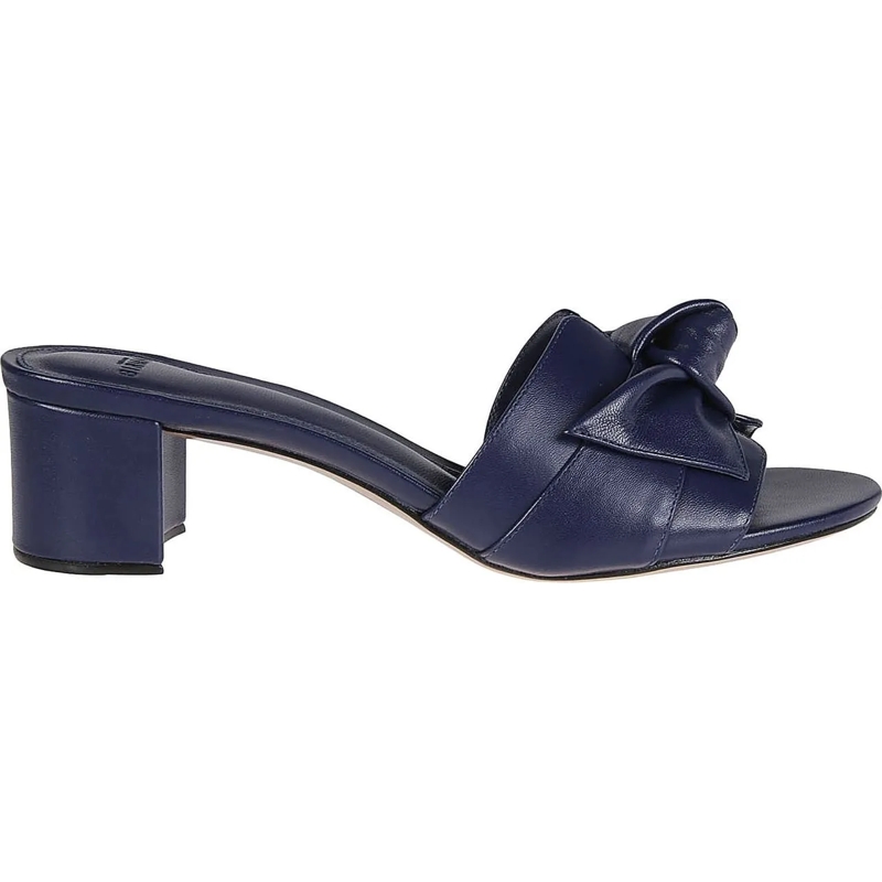 ALEXANDRE BIRMAN Mocassin Maxi Clarita Block Mules Blue blau