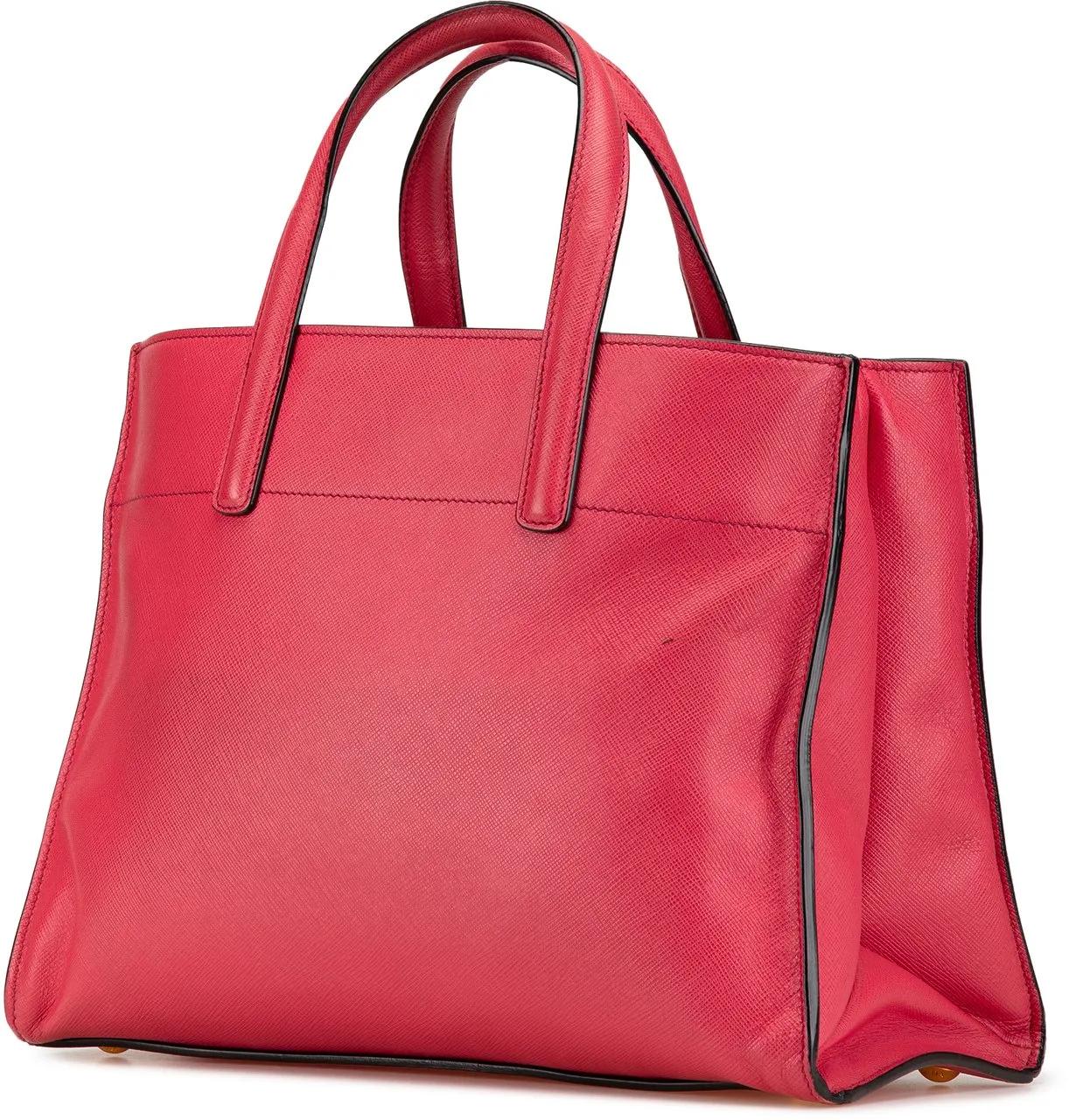 Thumbnail - Prada Hobo Bags - Saffiano Soft Triple Pocket Tote - Gr. unisize - in Rosa - für Damen