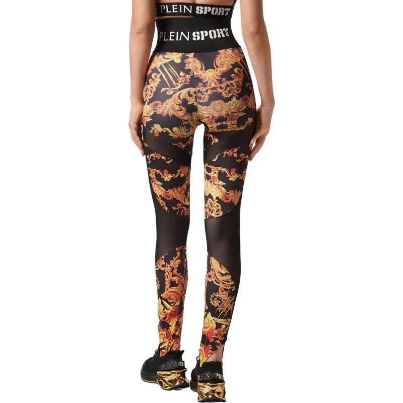 Plein Sport Leggings Leggings Baroque schwarz(Image 2)
