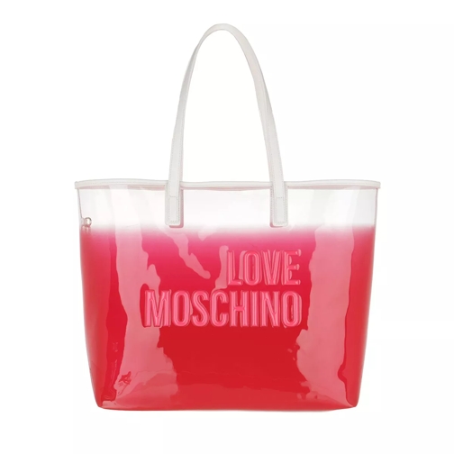 Love Moschino Borsa Pvc+Pu  Rosa/Bianco Sac à provisions