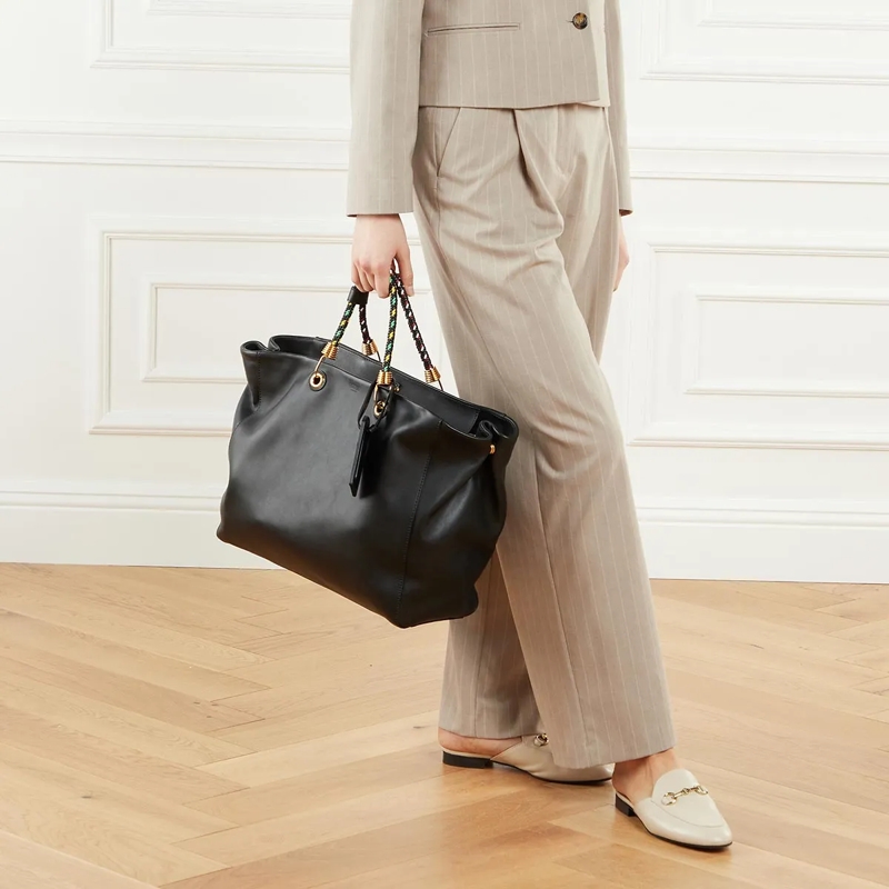 Moschino Shopper Braided Cord Nero(Image 3)