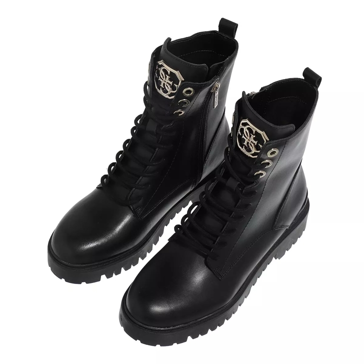 Guess Olone Lace Up Boots Black Lace up Boots