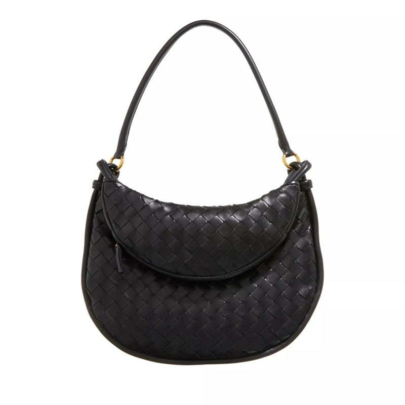 Bottega Veneta Hobo Bag Medium Gemelli Black