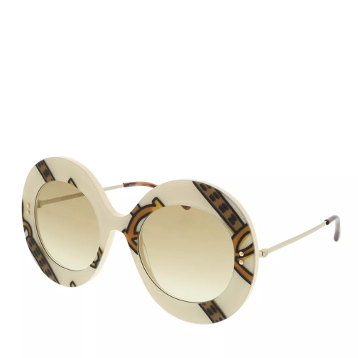 Gucci GG0894S-003 53 Sunglass WOMAN ACETATE IVORY Sonnenbrille