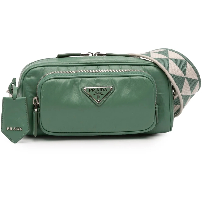 Prada Sac à bandoulière Nappa Antique Multi Pocket Crossbody grün
