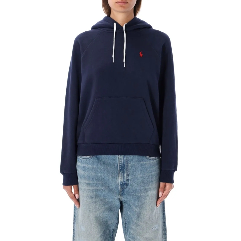 Polo Ralph Lauren  Relaxed Fit Hoodie With Iconic Pony Emblem Blue
