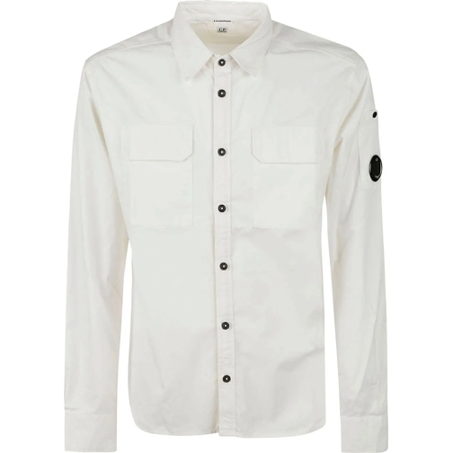 CP Company Legere Oberteile Cpcompany Shirts White weiß