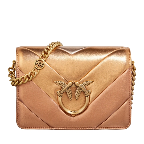 Pinko Love Click Mini Orange Crossbody Bag