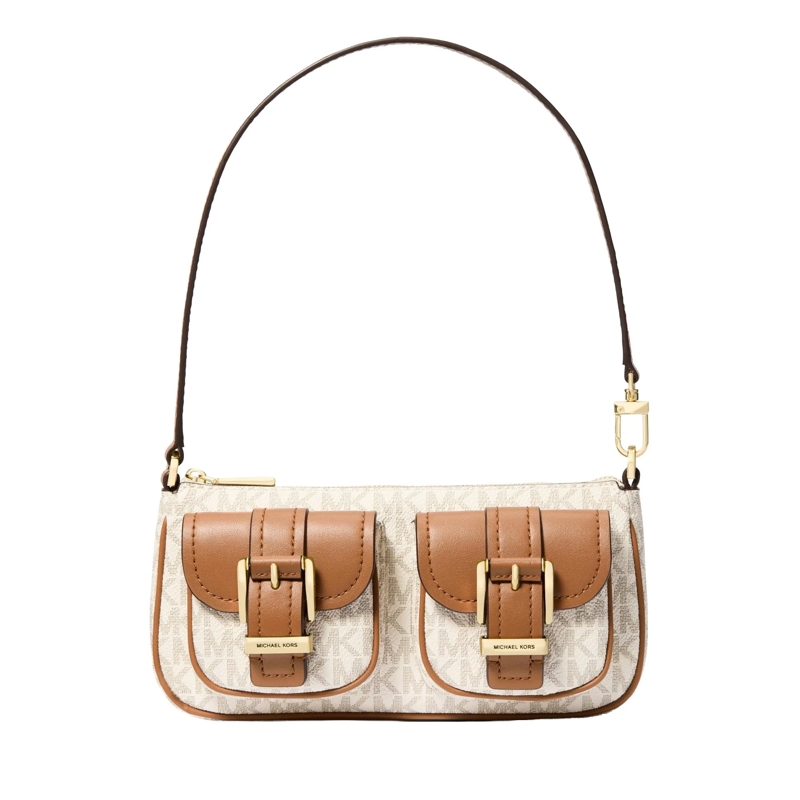 MICHAEL Michael Kors Pochette Sm Conv Pouchette Vanilla/Acrn