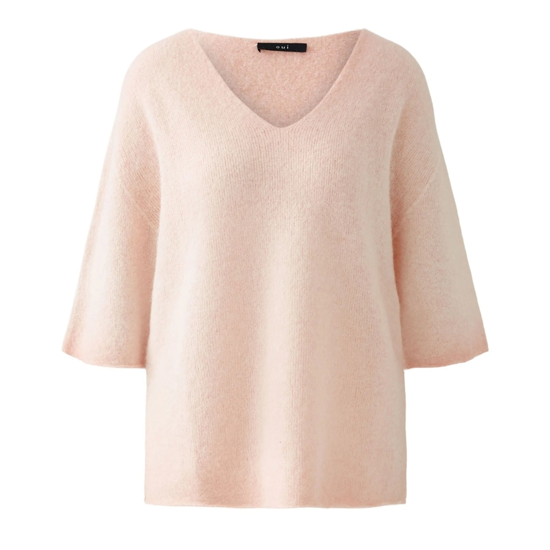 Oui Sweatshirt Pullover rosa