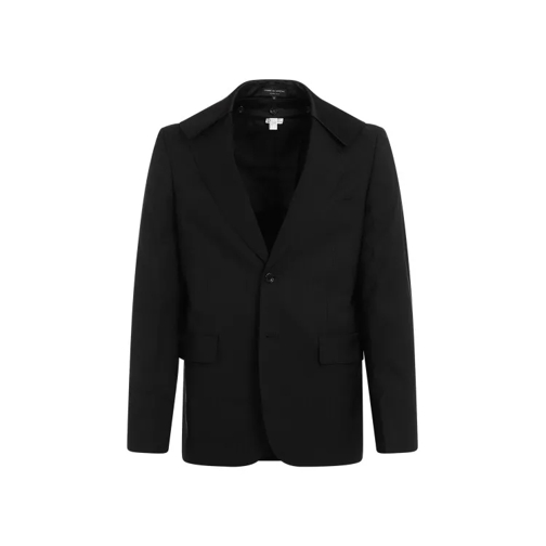 Comme des Garcons Black Wool Jacket Black 