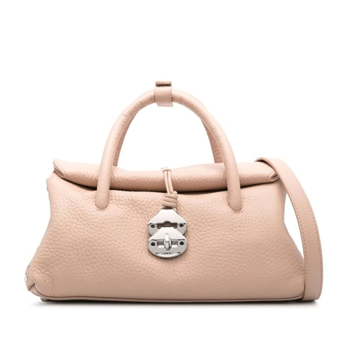 Zanellato Schultertasche Pebbled Texture Body Bag Pink