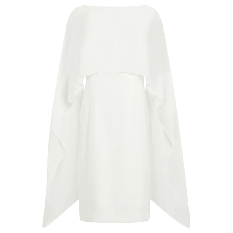 Apart Abendkleid Kleid mit Chiffonstola creme