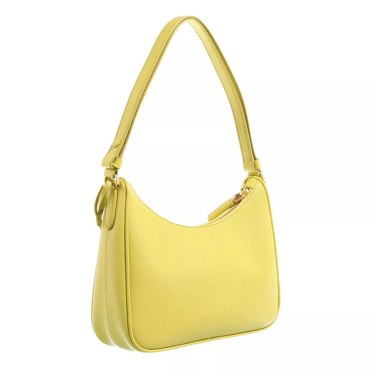 Prada, Yellow Hobo Bag