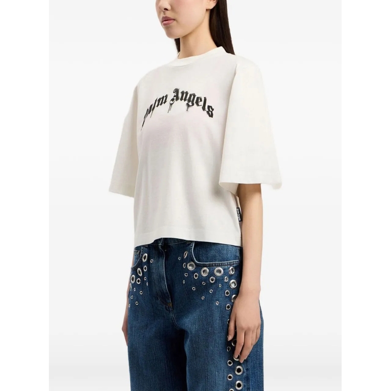 Palm Angels T-Shirt T-Shirts And Polos Bianco weiß(Image 2)
