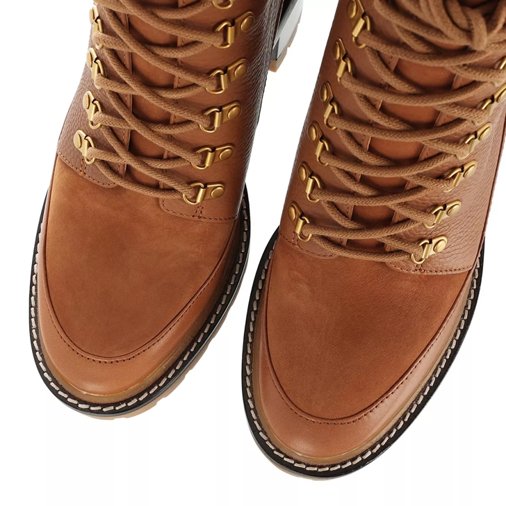 Miller leather lug top sole bootie