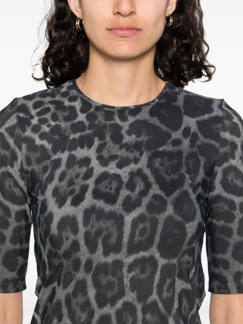 Tシャツ・カットソー STELLA MCCARTNEY LEOPARD PRINT TOP Women Leopard print Leopard Oversized Shirt | Stella
