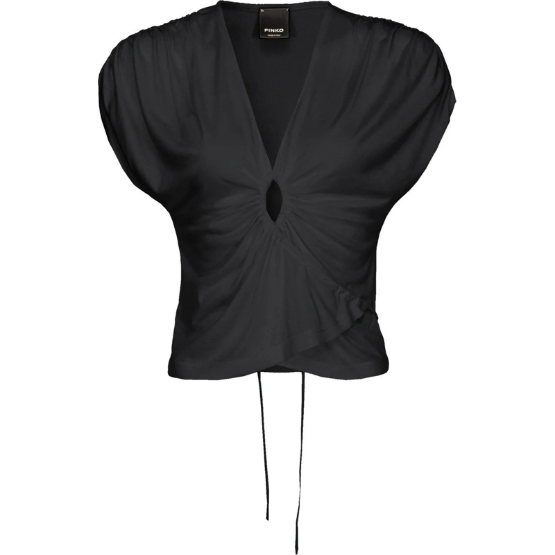 Pinko T-shirt Top Black schwarz