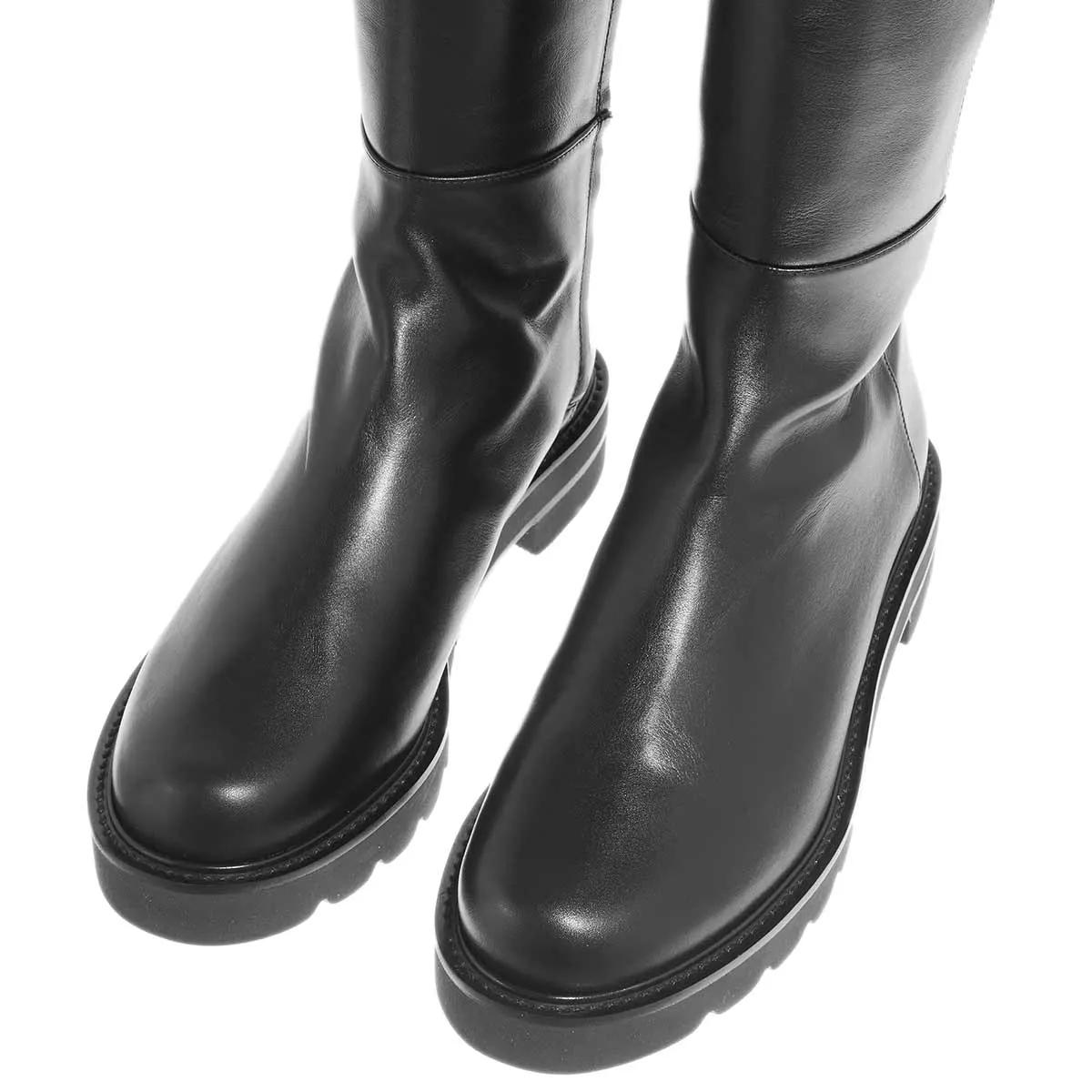 Stuart weitzman on sale black leather boots