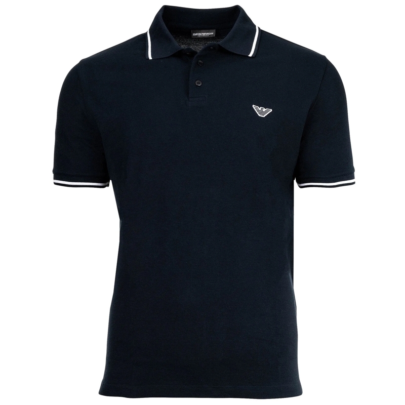 Emporio Armani Polohemd ESSENTIAL 1er Pack blau