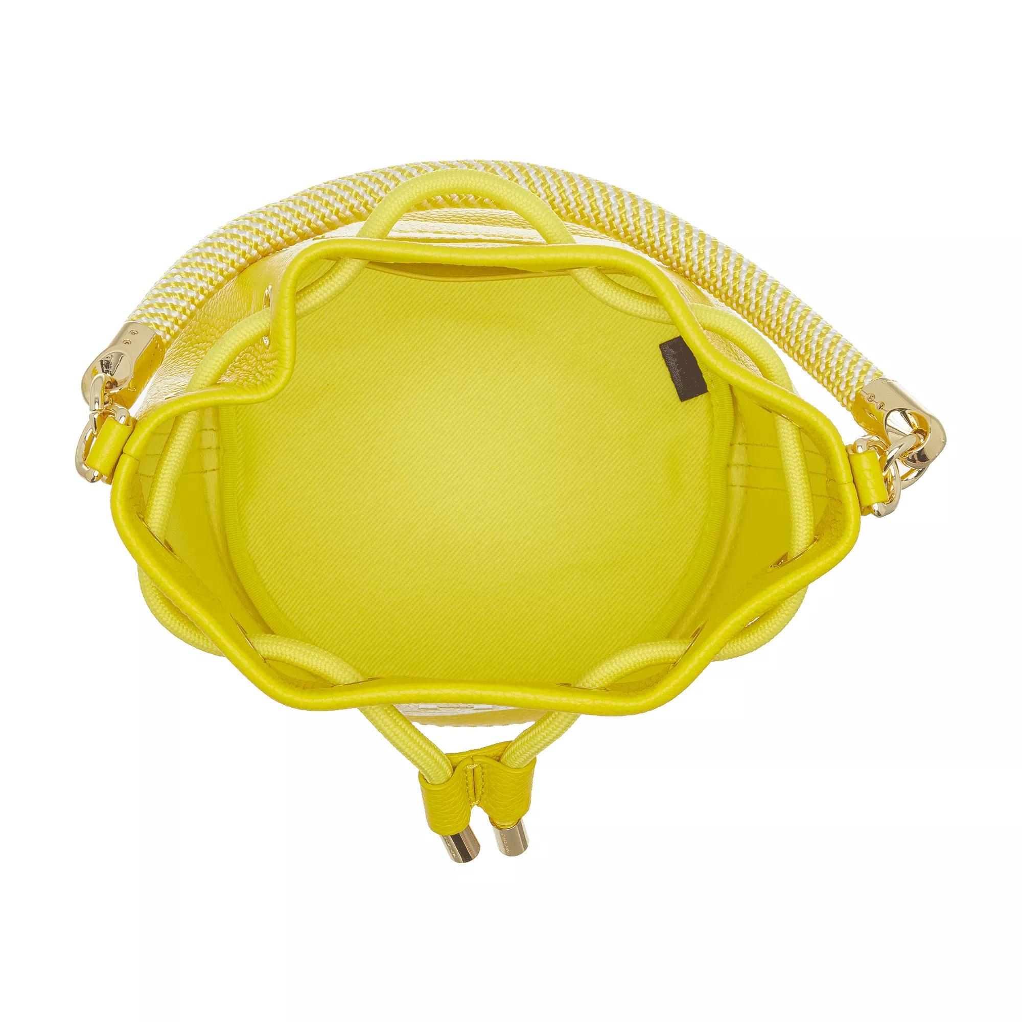 Bucket store bag yellow