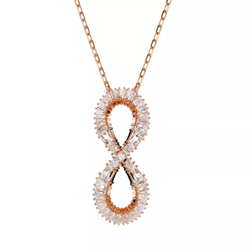 Swarovski Hyperbola pendant, Infinity White Short Necklace