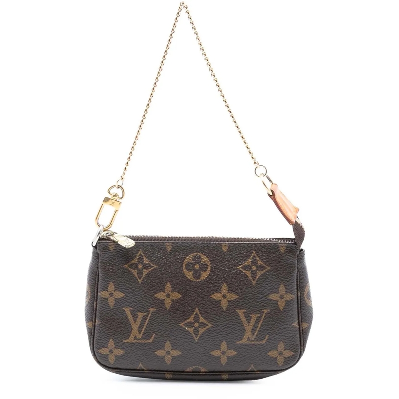 Louis Vuitton Fourre-tout Monogram Mini Pochette Accessoires braun