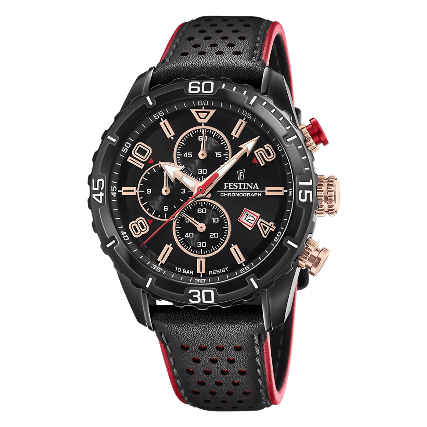 Festina Uhren - Festina Chrono Sport herren Uhr Schwarz F20519-4 - Gr. unisize - in Schwarz - für Damen