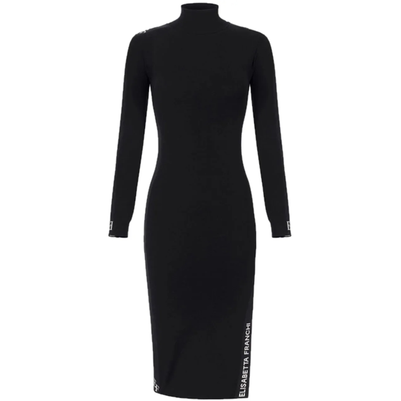 Elisabetta Franchi Robe midi Dresses Nerolatte schwarz