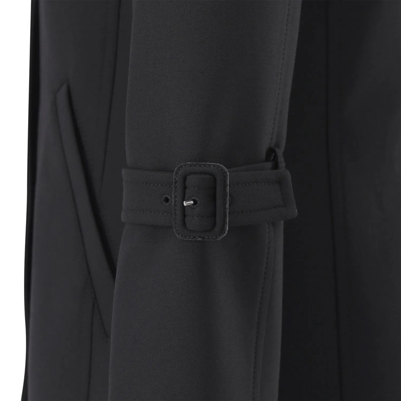 Courrèges Wintermantel Mantel aus Woll-Mix schwarz(Image 7)
