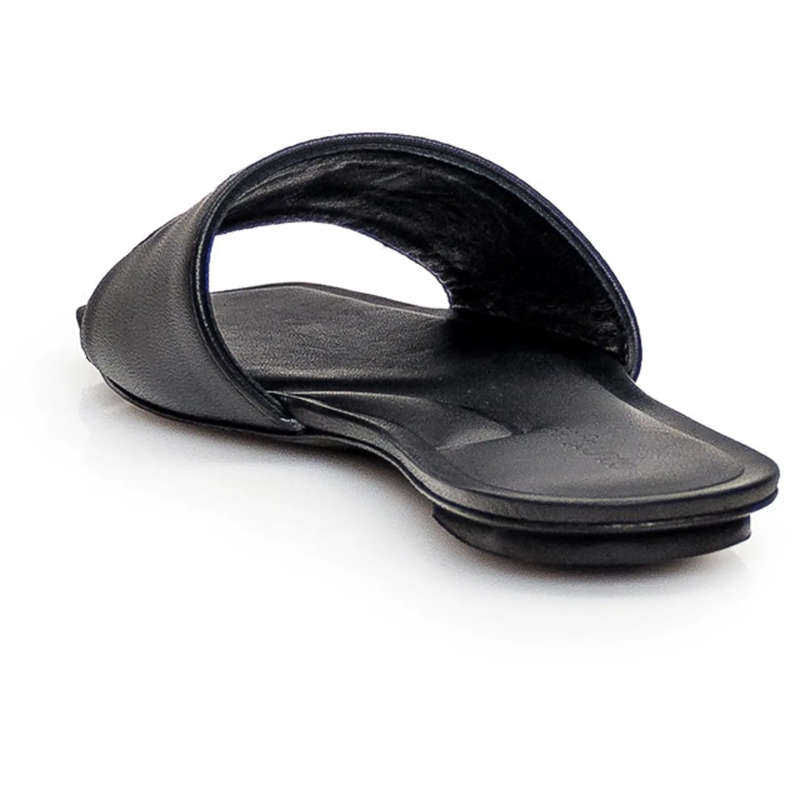 Courrèges Slides Sandalo in Pelle schwarz(Image 3)