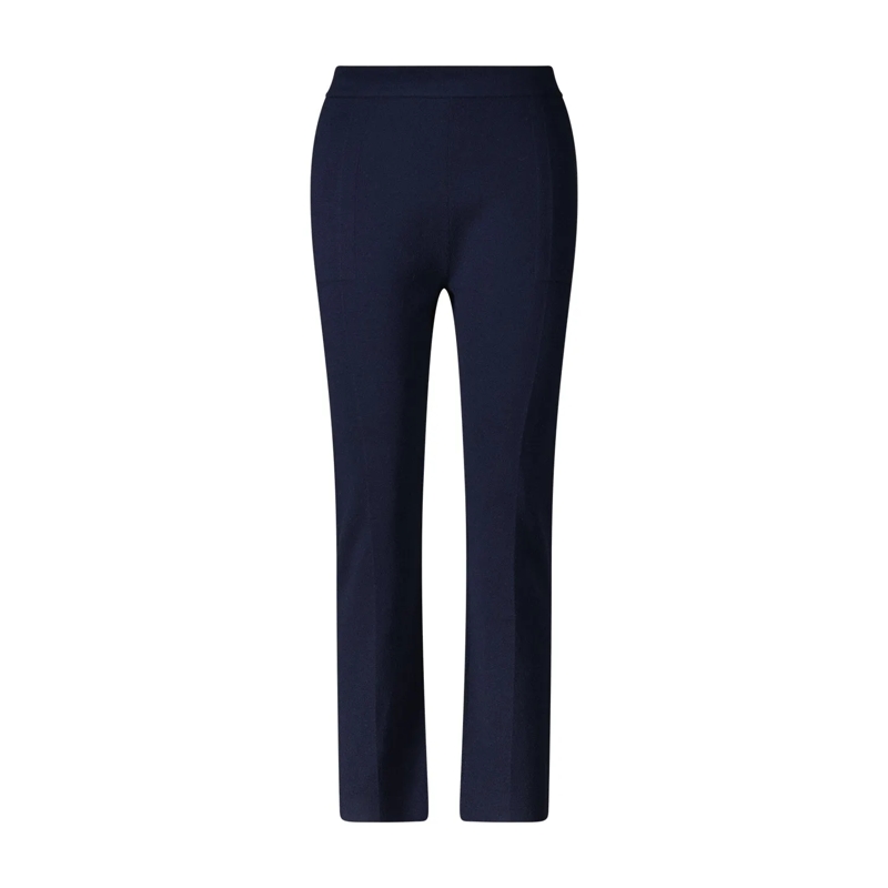 Sminfinity Pantalons décontractés Hose aus Merinowolle blau