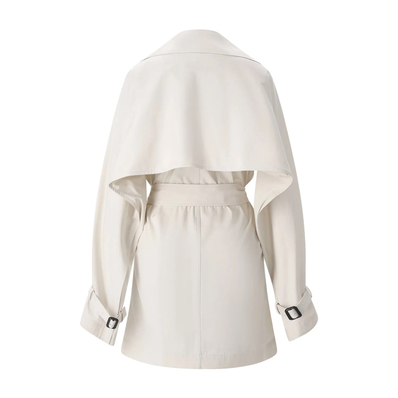 TOTEME Übergangsmantel Trenchcoat aus Baumwolle beige(Image 3)