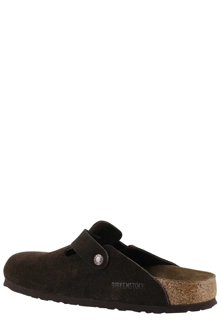 Thumbnail - Birkenstock Loafer - Boston Sfb Brown Suede Clogs - Gr. 40 (EU) - in Braun - für Damen
