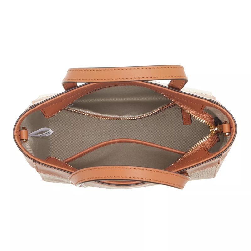 MCM Tote Aren Shopper Small Cognac(Image 5)