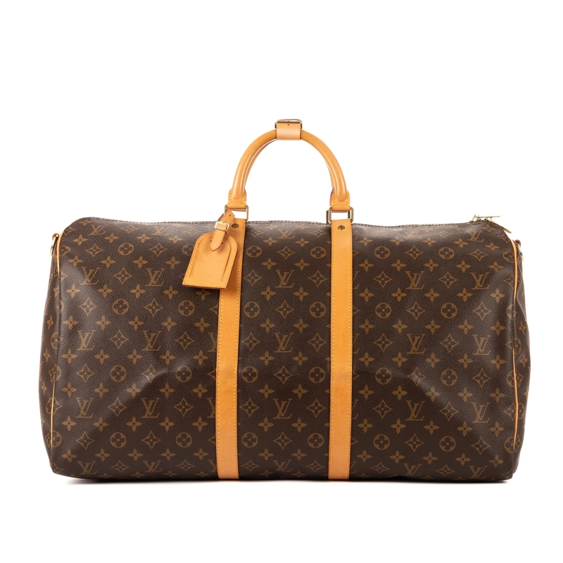 Louis Vuitton Weekender Keepall 55 braun