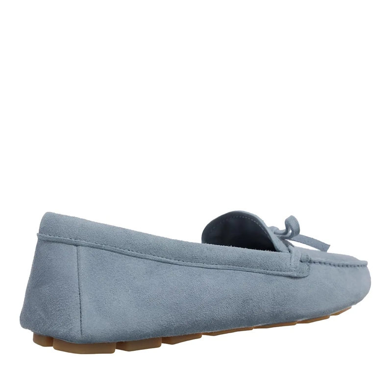 Prada Driver Enamel Logo Suede Driving Shoes Astrale(Image 3)