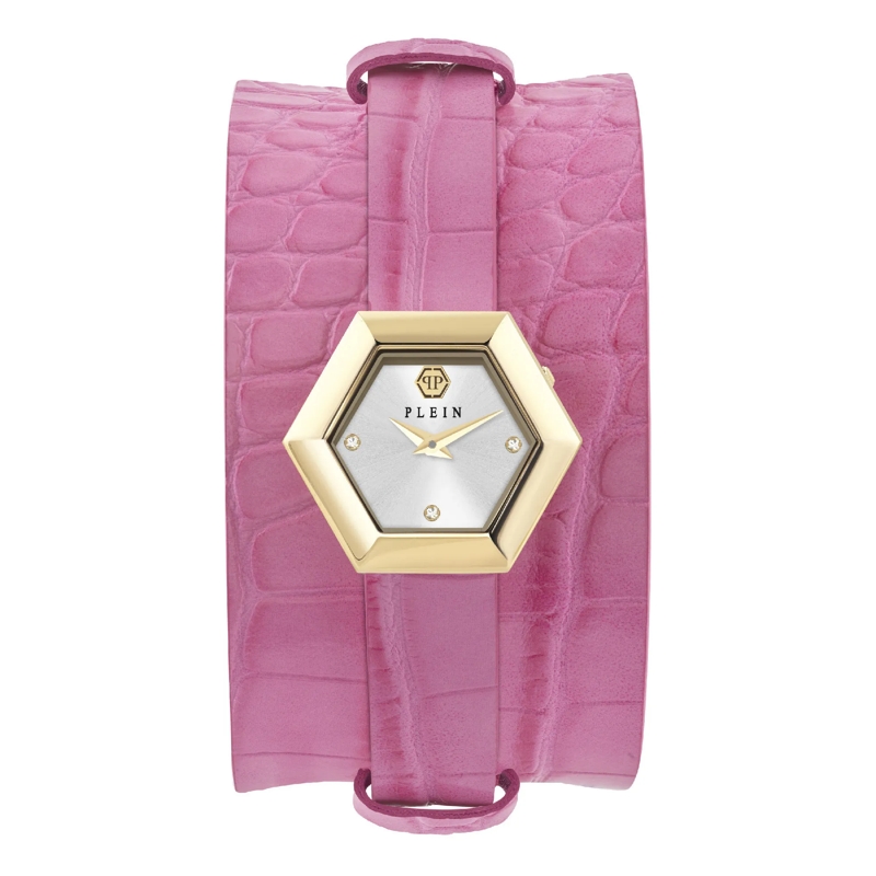 Philipp Plein Quarzuhr Quarz-Analoguhr La Jungle De Plein pink(Image 5)